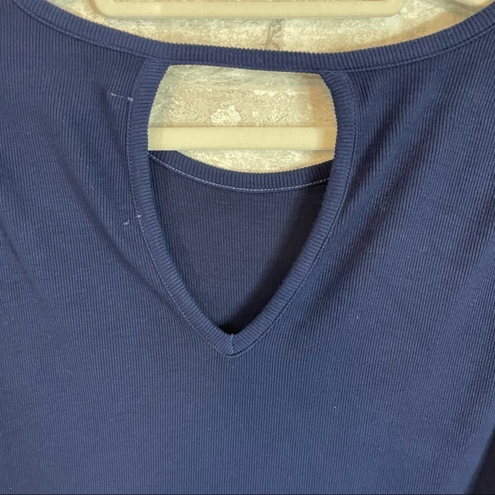 Michael Stars Stretchy Ribbed Top - Picture 3 of 5